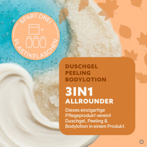 Puremetics Dusch-Fluff 3in1 Balance: Orange, Tonkabohne...
