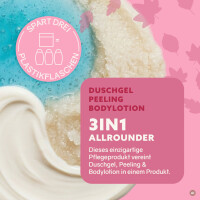 Puremetics Dusch-Fluff 3in1 Geborgenheit: Mandel, Sandelholz & Moschus