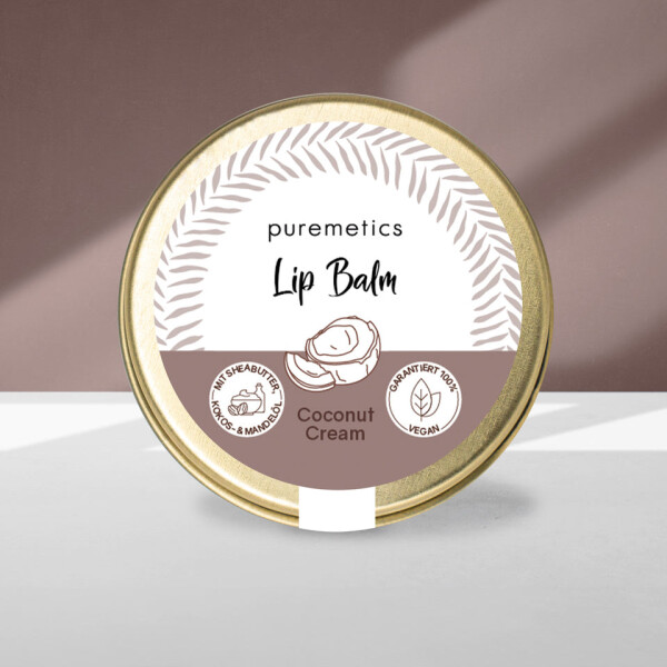 Puremetics Lippenpflege Lip Balm Coconut Cream