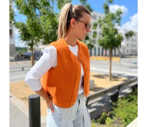 Alwero UNISEX Woll Weste TYB Mandarin