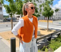 Alwero UNISEX Woll Weste TYB Mandarin