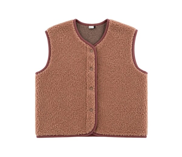 Alwero UNISEX Woll Weste TYB Rugy Tan