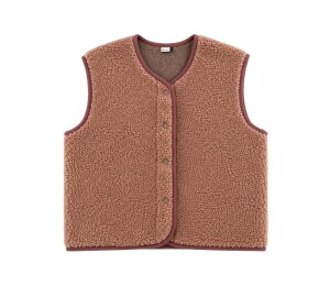 Alwero UNISEX Woll Weste TYB Rugy Tan