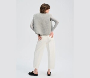 Alwero UNISEX Woll Weste TYB Silver