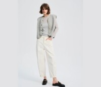 Alwero UNISEX Woll Weste TYB Silver