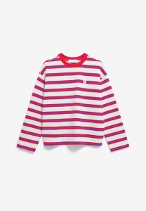 Armedangels Damen Pullover Frankaa Bold Iconic Å undyed-mars red-dynamo blue