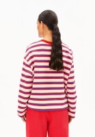 Armedangels Damen Pullover Frankaa Bold Iconic Å undyed-mars red-dynamo blue