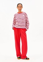 Armedangels Damen Pullover Frankaa Bold Iconic Å undyed-mars red-dynamo blue