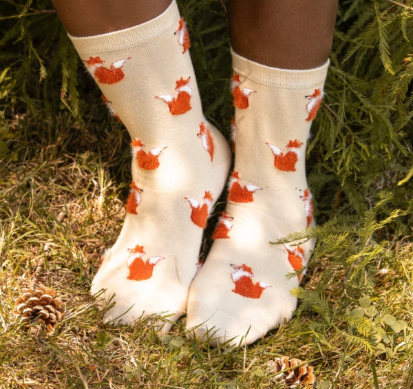Coucou Suzette Unisex Socken Fuchs