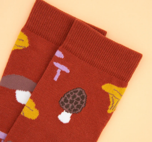 Coucou Suzette Unisex Socken Pilze sammeln