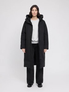Mazine Damen Jacke Functional Padded Long Coat black