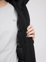 Mazine Damen Jacke Functional Padded Long Coat black