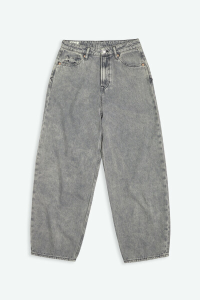 Kings of indigo Damen Jeans Leila Grey Well Mid Marble