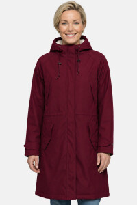 Derbe Damen Jacke Tildaholm Rhubarb Rot Bordeaux gefüttert