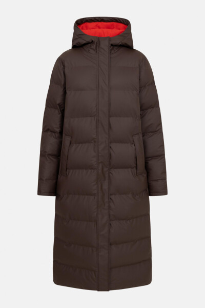 Derbe Damen Wintermantel Interholm Braun Rot Puffer