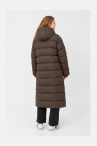 Derbe Damen Wintermantel Interholm Braun Rot Puffer