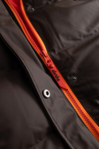 Derbe Damen Wintermantel Interholm Braun Rot Puffer