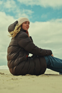 Derbe Damen Wintermantel Interholm Braun Rot Puffer