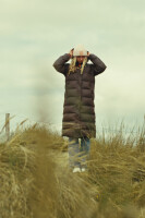 Derbe Damen Wintermantel Interholm Braun Rot Puffer