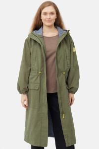 Derbe Damen Jacke Milby Parka Olive/Navy