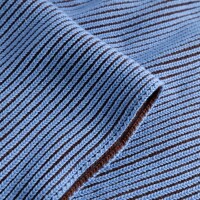 Dedicated Unisex Schal Norrfors Brioche Capuccino Brown/ Cornflower Blue