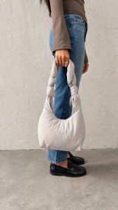 lefrik Tasche Biwa Mini Puffy Fossil