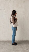 lefrik Tasche Biwa Mini Puffy Fossil