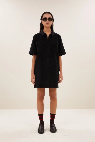 by bar Damen Kleid Philipe cord black