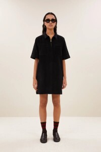 by bar Damen Kleid Philipe cord black