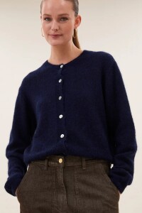 By Bar Damen Cardigan Cleo midnight