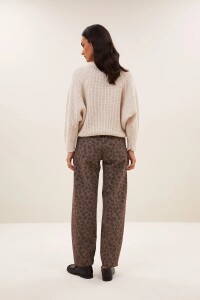 By bar Damen Jeans Lew cheetah chocolate