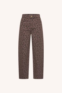 By bar Damen Jeans Lew cheetah chocolate