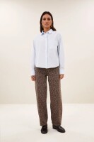 By bar Damen Jeans Lew cheetah chocolate