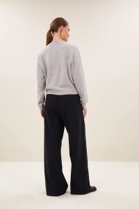 by bar Damen Hose Benji Pine Stripe Dark Pine
