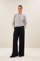 by bar Damen Hose Benji Pine Stripe Dark Pine