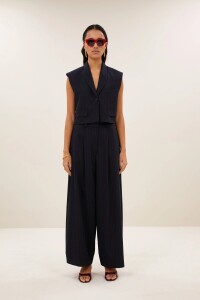 by bar Damen Hose Frida Pinstripe midnight