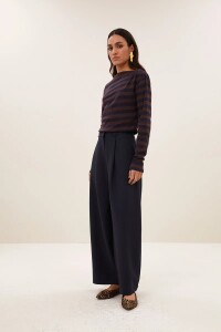 by bar Damen Hose Frida Pinstripe copper