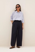 by bar Damen Hose Frida Pinstripe copper