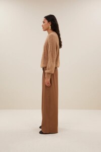 by bar Damen Pullover Zoe camel