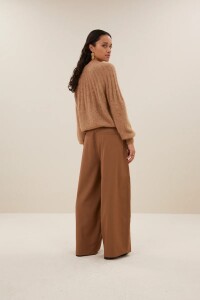 by bar Damen Pullover Zoe camel