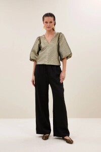 by bar Damen Bluse Juta gold