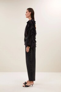 by bar Damen Bluse Miyu black