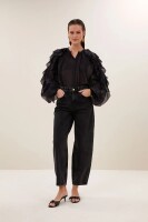 by bar Damen Bluse Miyu black