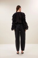 by bar Damen Bluse Miyu black