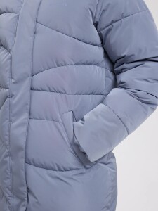 Mazine Damen Jacke Waves Quilt Puffer Coat slate blue