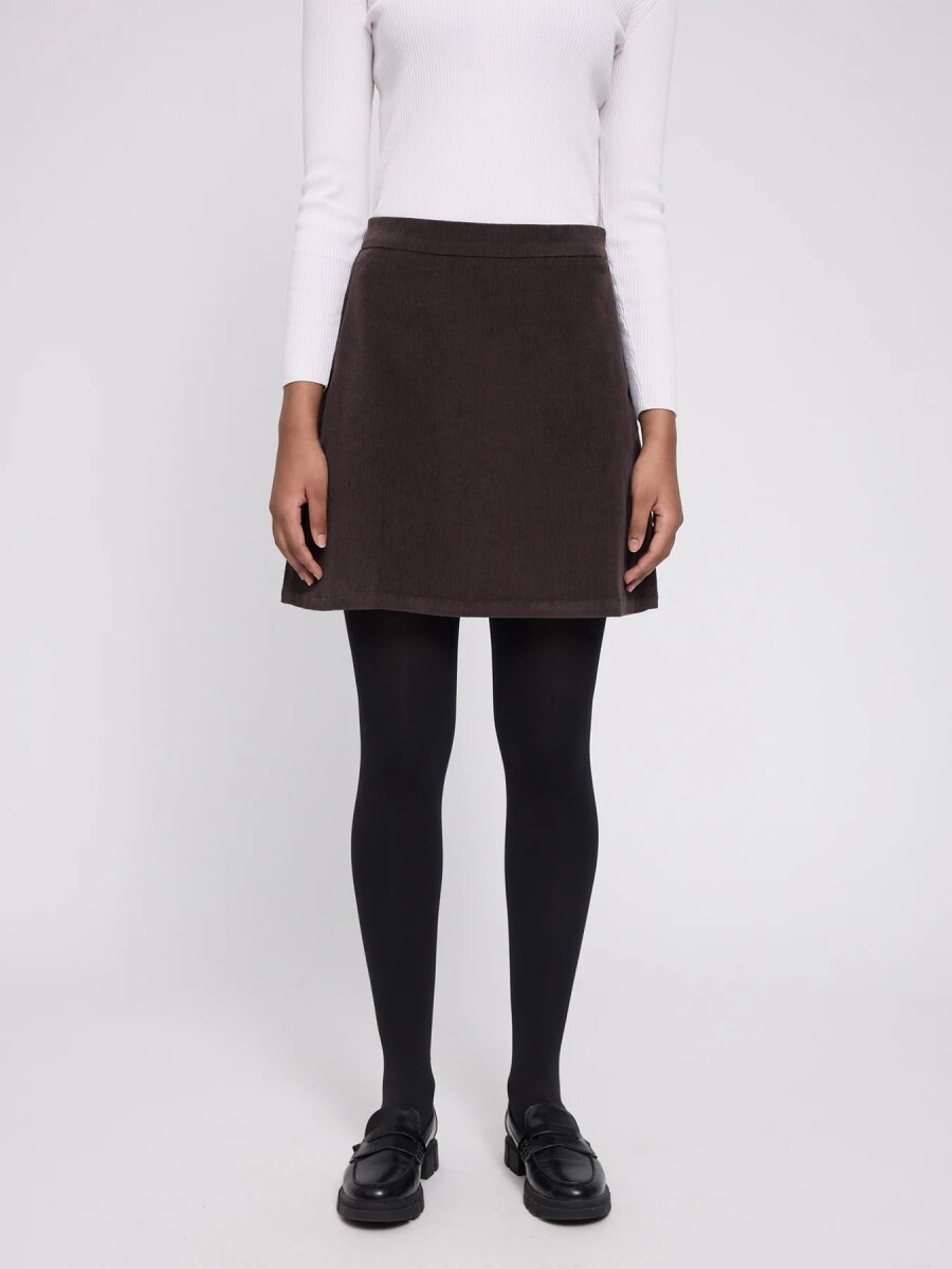Mazine Damen Rock Corduroy Mini dark cho box