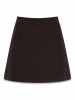 Mazine Damen Rock Corduroy Mini dark chocolate