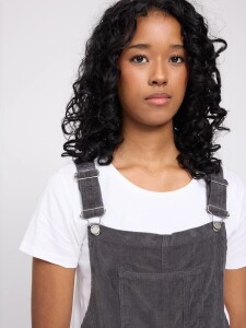 Mazine Damen Jumpsuit Corduroy anthracite