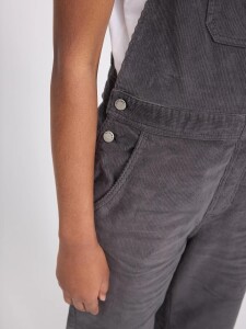 Mazine Damen Jumpsuit Corduroy anthracite