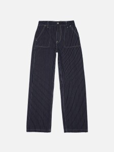 Nudie Jeans Damen Hose Asta Pinstripe Denim